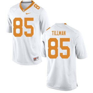 Mens #85 Cedric Tillman Tennessee Volunteers Limited Football White Jersey 463978-741