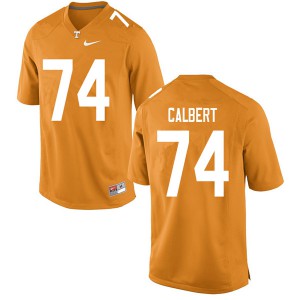 Mens #74 K'Rojhn Calbert Tennessee Volunteers Limited Football Orange Jersey 916279-252