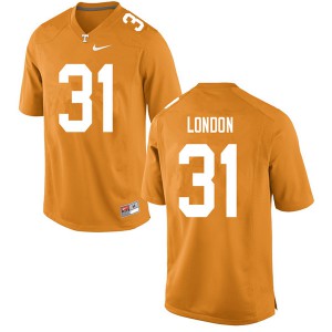 Mens #31 Madre London Tennessee Volunteers Limited Football Orange Jersey 604816-566
