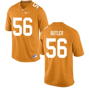 Mens #56 Matthew Butler Tennessee Volunteers Limited Football Orange Jersey 546951-570