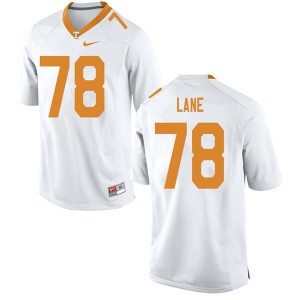Mens #78 Ollie Lane Tennessee Volunteers Limited Football White Jersey 516890-152
