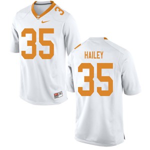 Mens #35 Ramsey Hailey Tennessee Volunteers Limited Football White Jersey 847786-336