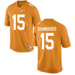 Mens #15 Shawn Shamburger Tennessee Volunteers Limited Football Orange Jersey 739390-405