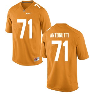 Mens #71 Tanner Antonutti Tennessee Volunteers Limited Football Orange Jersey 734608-690
