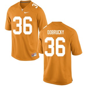 Mens #36 Tanner Dobrucky Tennessee Volunteers Limited Football Orange Jersey 266148-919