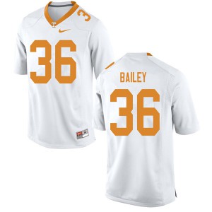 Mens #36 Terrell Bailey Tennessee Volunteers Limited Football White Jersey 818871-498