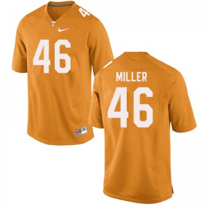 Mens #46 Cameron Miller Tennessee Volunteers Limited Football Orange Jersey 434119-252