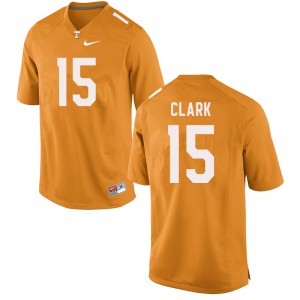 Mens #15 Hudson Clark Tennessee Volunteers Limited Football Orange Jersey 521678-138