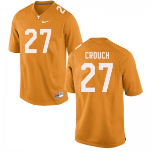 Mens #27 Quavaris Crouch Tennessee Volunteers Limited Football Orange Jersey 667384-390