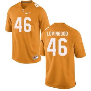 Mens #46 Riley Lovingood Tennessee Volunteers Limited Football Orange Jersey 989484-975