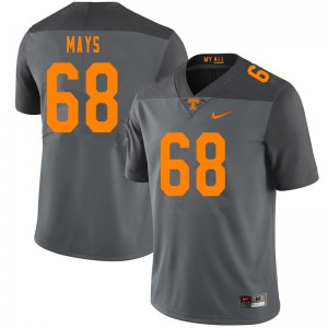 Mens #68 Cade Mays Tennessee Volunteers Limited Football Gray Jersey 349988-834