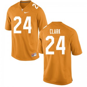Mens #24 Hudson Clark Tennessee Volunteers Limited Football Orange Jersey 798752-290