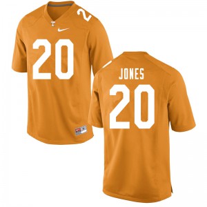 Mens #20 Miles Jones Tennessee Volunteers Limited Football Orange Jersey 884503-912