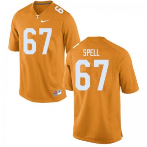 Mens #67 Airin Spell Tennessee Volunteers Limited Football Orange Jersey 816761-542