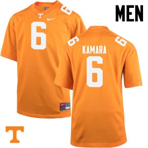 Mens #6 Alvin Kamara Tennessee Volunteers Limited Football Orange Jersey 199992-374