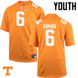 Youth #6 Alvin Kamara Tennessee Volunteers Limited Football Orange Jersey 606765-152