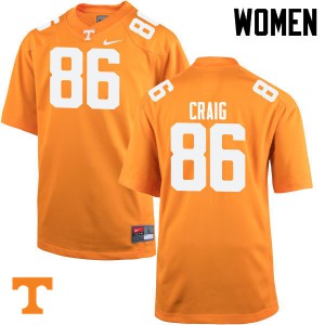 Womens #86 Andrew Craig Tennessee Volunteers Limited Football Orange Jersey 406897-166
