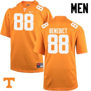 Mens #88 Brandon Benedict Tennessee Volunteers Limited Football Orange Jersey 129377-512