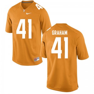 Mens #41 Brett Graham Tennessee Volunteers Limited Football Orange Jersey 393774-150