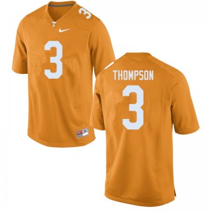 Mens #3 Bryce Thompson Tennessee Volunteers Limited Football Orange Jersey 942878-119