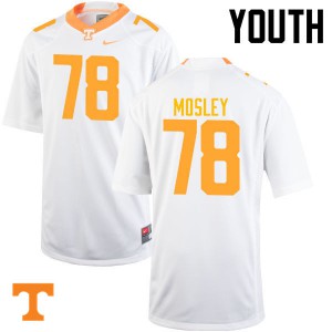 Youth #78 Charles Mosley Tennessee Volunteers Limited Football White Jersey 283816-964