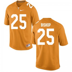 Mens #25 Chayce Bishop Tennessee Volunteers Limited Football Orange Jersey 926846-840