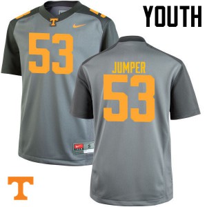 Youth #53 Colton Jumper Tennessee Volunteers Limited Football Gray Jersey 811776-648