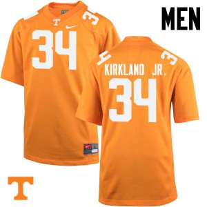 Mens #34 Darrin Kirkland Jr. Tennessee Volunteers Limited Football Orange Jersey 240030-384