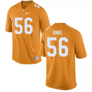Mens #56 Ethan Rinke Tennessee Volunteers Limited Football Orange Jersey 495375-776