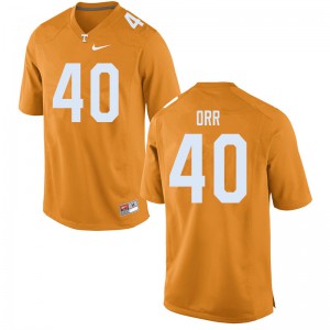 Mens #40 Fred Orr Tennessee Volunteers Limited Football Orange Jersey 923880-341
