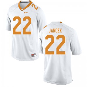Mens #22 Jack Jancek Tennessee Volunteers Limited Football White Jersey 673009-675
