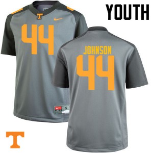 Youth #44 Jakob Johnson Tennessee Volunteers Limited Football Gray Jersey 633678-940