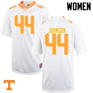 Womens #44 Jakob Johnson Tennessee Volunteers Limited Football White Jersey 204762-869