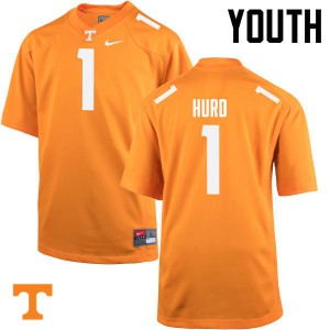 Youth #1 Jalen Hurd Tennessee Volunteers Limited Football Orange Jersey 750720-565