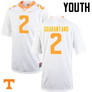 Youth #2 Jarrett Guarantano Tennessee Volunteers Limited Football White Jersey 767267-891