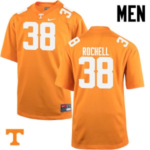 Mens #38 Jaye Rochell Tennessee Volunteers Limited Football Orange Jersey 762702-709