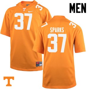 Mens #37 Jayson Sparks Tennessee Volunteers Limited Football Orange Jersey 268463-993