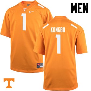 Mens #1 Jonathan Kongbo Tennessee Volunteers Limited Football Orange Jersey 499966-745