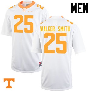Mens #25 Josh Walker Smith Tennessee Volunteers Limited Football White Jersey 635540-825