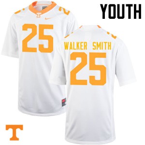 Youth #25 Josh Walker Smith Tennessee Volunteers Limited Football White Jersey 729471-429