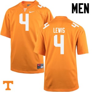 Mens #4 LaTroy Lewis Tennessee Volunteers Limited Football Orange Jersey 472017-469