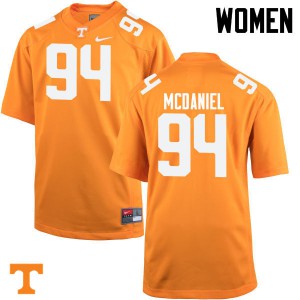 Womens #94 Mykelle McDaniel Tennessee Volunteers Limited Football Orange Jersey 827458-884