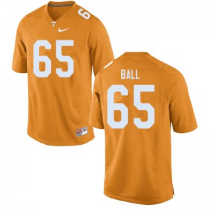 Mens #65 Parker Ball Tennessee Volunteers Limited Football Orange Jersey 848960-133