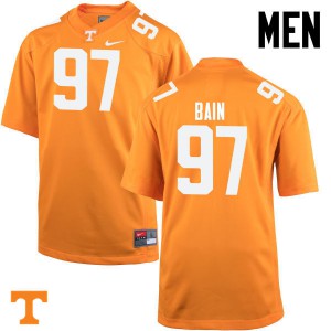 Mens #97 Paul Bain Tennessee Volunteers Limited Football Orange Jersey 798256-769