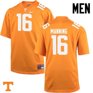 Mens #16 Peyton Manning Tennessee Volunteers Limited Football Orange Jersey 548938-293