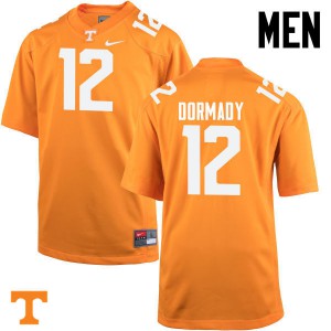 Mens #12 Quinten Dormady Tennessee Volunteers Limited Football Orange Jersey 635722-138