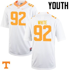 Youth #92 Reggie White Tennessee Volunteers Limited Football White Jersey 746568-598