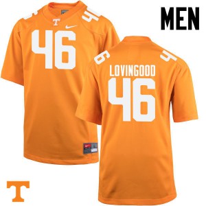 Mens #46 Riley Lovingood Tennessee Volunteers Limited Football Orange Jersey 982625-651