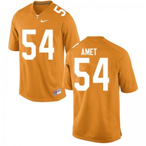 Mens #54 Tim Amet Tennessee Volunteers Limited Football Orange Jersey 408669-508