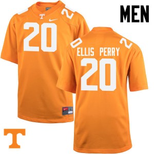 Mens #20 Vincent Ellis Perry Tennessee Volunteers Limited Football Orange Jersey 901270-315